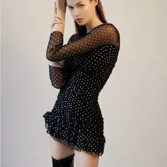 Zara | Dresses | Zara Woman Black Tulle Swiss Dot Mini Dress Size Small | Poshmark Zara | Dresses | Zara Woman Black Tulle Swiss Dot Mini Dress Size Small | Poshmark